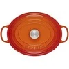 Kepimo Indas - Le Creuset Ovalus Ketaus Puodas 33 cm 7.5L Raudonas