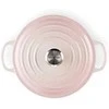 Le Creuset Signature ketaus- Apvalus Puodas 20cm rožinės spalvos