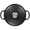 Le Creuset puodas Signature apvalus 18cm juodas