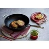 Le Creuset Toughened Non-Stick NonStick Stir-Fry StirFry Pan 30cm juodas sidabrinis (51104300010202)