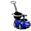 Lean Cars Automobilis varomas kojomis su rankena tėvams 614W Mėlyna