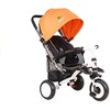 Lean Toys Triratis dviratis PRO400 su putplasčio ratais, oranžinis