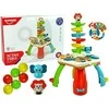 Lean Toys Interaktyvus žaislas vaikams su mokymosi lenta ir rutuline čiuožykla