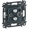 GALUTINIS LIZDAS LE-753056 R-TV + 2xSAT Valena Life LEGRAND