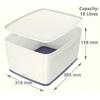 Daiktadėžė LEITZ MyBox su dangteliu, didelė