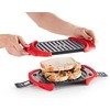 Lekue Microwave Grilis, Sandwich Maker, Panini Press, 10 in X 5.7 in, Raudona
