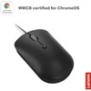 Lenovo | Compact Pelė | 400 | su laidu | USB-C | Raven juodas