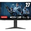Monitorius Lenovo G27c-10 68,6 cm (27") 1920 x 1080 pikseliai „Full HD“ Juoda