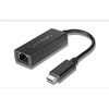 Lenovo GX90M41965 kabelių sąsaja / invertavimo adapteris USB-C RJ-45 Juoda