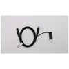 USB kabelis Lenovo USB-C - USB-C 1 m juodas (USB-C kabelis su adapteriu TP)