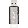 Lexar | „Flash“ diskas | JumpDrive S60 | 64 GB | USB 2.0 | Juodas/Teal