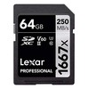 Atminties kortelė LEXAR PROFESSIONAL SDHC / SDXC 1667X UHS-II 64GB