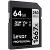 Atminties kortelė LEXAR PROFESSIONAL SDHC / SDXC 1667X UHS-II 64GB