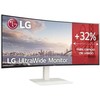 LCD 38WR85QC-W  38 col. UltraWide™ QHD+ (3840x1600) Curved monitorius