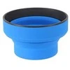 Suspaudžiamas puodelis Lifeventure Silicone Ellipse FlexiMug - Mėlyna