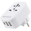 Elektros lizdų adapteris Lifeventure USB World to Europe