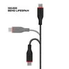 USB Kabelis - LINDY USB Type C į Lightning Laidas, M/M, 480Mbps, 0.5 m, Juodas