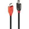 USB Kabelis - LINDY 0.5m Micro-B į Mini-B OTG kabelis USB 2.0 480Mbps