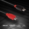USB Kabelis - LINDY 0.5m Micro-B OTG kabelis USB 2.0 480Mbps
