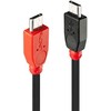 USB Kabelis - LINDY 0.5m Micro-B OTG kabelis USB 2.0 480Mbps