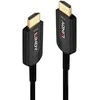 HDMI Laidas - LINDY Šviesolaidinis Hibridinis HDMI 8K60 Laidas, M/M, Ultra Didelės Spartos, 48Gbps, 20 m, Juodas