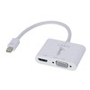 Adapteris - LINDY Mini DisplayPort į HDMI ir VGA keitiklis 3840x2160 60Hz