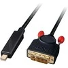 Kabelis Lindy Rodyti Port Mini - DVI- D 3m juoda (41697)