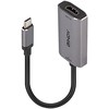 Adapteris - LINDY USB Type C į HDMI 8K60 Konverteris, Pilkas