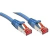 Tinklo Kabelis - LINDY Cat.6 S/FTP Tinklo Kabelis, RJ45, M/M, 250MHz, 27AWG, 0.5 m, Mėlynas