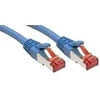 Tinklo Kabelis - LINDY Cat.6 S/FTP Tinklo Kabelis, RJ45, M/M, 250MHz, 27AWG, 1 m, Mėlynas