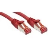 Lindy Tinklo Kabelis - Cat.6 S/FTP 5m RJ45 250MHz Varis 27AWG Raudonas