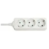 Ilgiklis - LINDY 3 Lizdų Schuko Prailgintuvas, 3500W, 250VAC, 1.4 m, Baltas