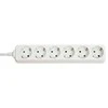 Ilgiklis - LINDY 6 Schuko Lizdų Prailgintuvas, Baltas