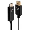 Lindy DisplayPort - HDMI HDR 2m Juodas
