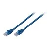 Tinklo Kabelis - LINDY Cat.6 U/UTP Tinklo Kabelis, RJ45, M/M, 250MHz, 0.5 m, Mėlynas