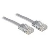 Tinklo Kabelis - LINDY Cat.6 U/UTP Plokščias Tinklo Kabelis, RJ45, M/M, 250MHz, 32AWG, 2 m, Pilkas