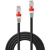 Tinklo Kabelis - LINDY Cat.6A S/FTP LSZH Tinklo Kabelis, RJ45, M/M, 500MHz, 26AWG, 1 m, Juodas