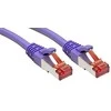 Tinklo Kabelis - LINDY Cat.6 S/FTP Tinklo Kabelis, RJ45, M/M, 250MHz, 27AWG, 0.5 m, Purpurinis