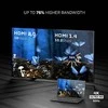 HDMI Laidas - LINDY CROMO Slim HDMI DIdelės Spartos A/A Laidas, M/M, 3 m, Juodas