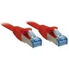 Tinklo Kabelis - LINDY Cat.6A S/FTP LSZH Tinklo Kabelis, RJ45, M/M, 500MHz, 2 m, Raudonas