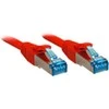 Tinklo Kabelis - LINDY Cat.6A S/FTP LSZH Tinklo Kabelis, RJ45, M/M, 500MHz, 1.5 m, Raudonas