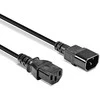 Maitinimo Prailginimo Laidas - LINDY IEC C14 į C13, 5m, 10A/250V, Juodas
