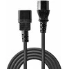 Maitinimo Prailginimo Laidas - LINDY IEC C14 į C13, 5m, 10A/250V, Juodas