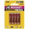 Rocket Link * Rechargeable AAA Baterija 1000 mAh Blister Pack of 4.