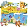 Dėlionė Dante Carotina Baby logic 3D gyvūnai 92536 LISCIANI