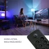 QOLTEC 50161 Apsaugos nuo viršįtampių Quick Switch 8 lizdai juodas 2,5m