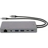 LMP prijungimo stotis USB-C Ekranas Dock 2 2 x HDMI; 1 x DisplayPort; 1 x Mini-DisplayPort; 1 x VGA; 1 x DVI; 1 x garso išvestis; 1 x Ethernet prievadas; 2 x USB 3.1 (Gen 1); 1 x USB-C