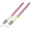 LogiLink światłowód OM4 LC/UPC - LC/UPC 2.0m violetinė