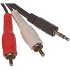 LogiLink Lizdas kabelis 3,5 mm - RCA (Cinch) x2 1,5 m juodas (CA1042)