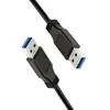 LOGILINK CU0039 LOGILINK - USB3.0 A tipo kabelis vyrelis į A tipo vyriškas, 2m, juodas